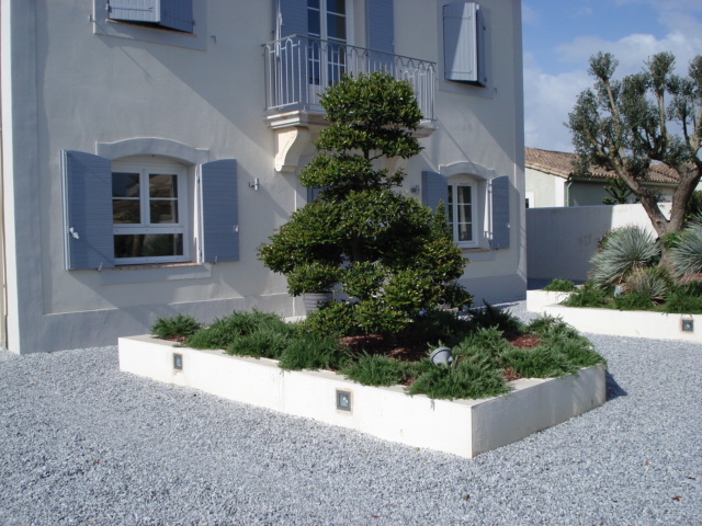 Jardin méditerranéen réalisé à Carcassonne